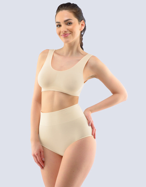 Culotte en bambou avec taille extra haute