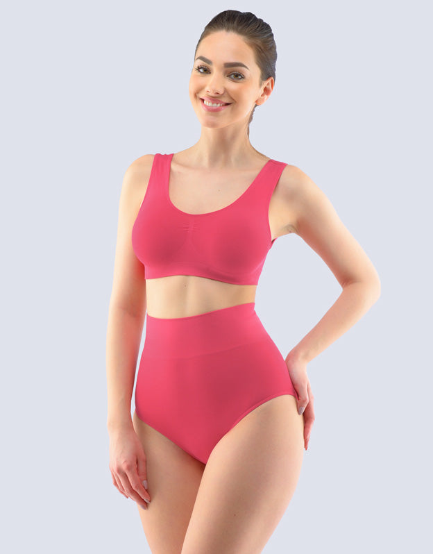 Braga de bambú de cintura muy alta