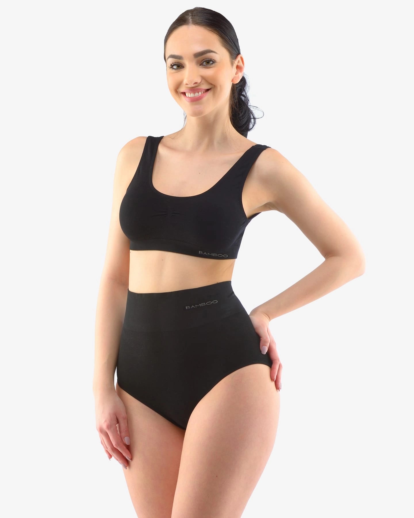 Slip in bambù a vita alta