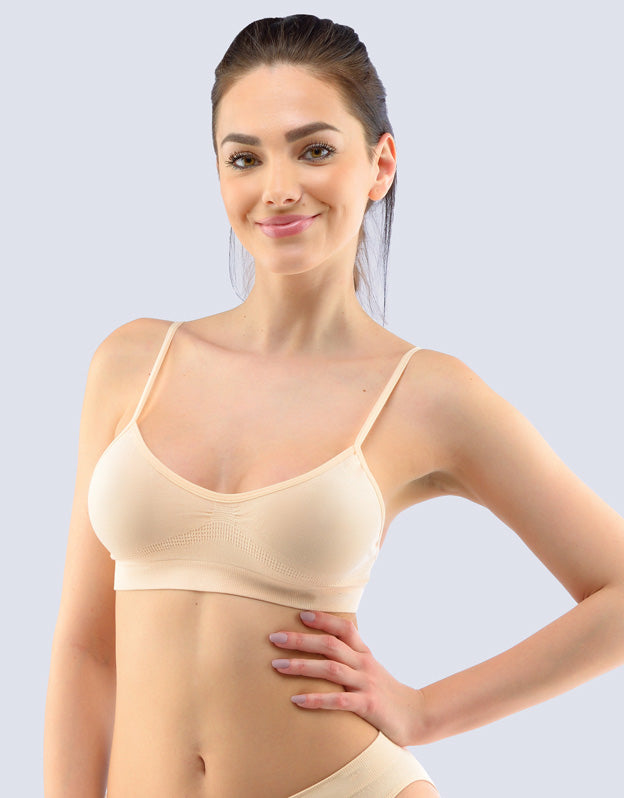 Soutien-gorge à fines bretelles en bambou