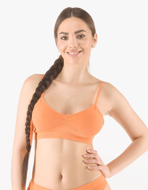 Reggiseno in bambù con spalline sottili