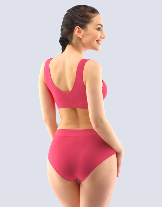 Sujetador de bambú con tirantes anchos