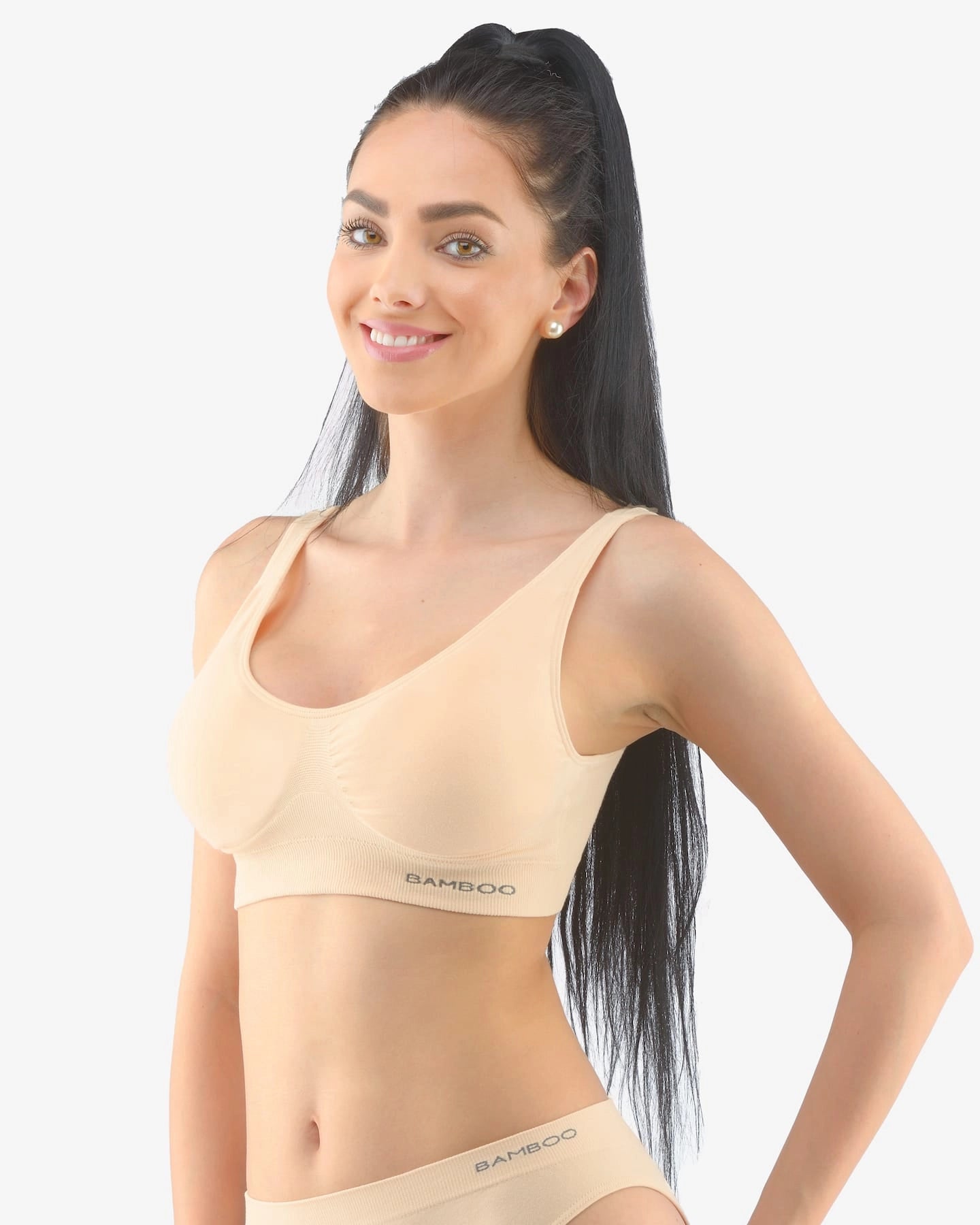 Soutien-gorge rembourré en bambou