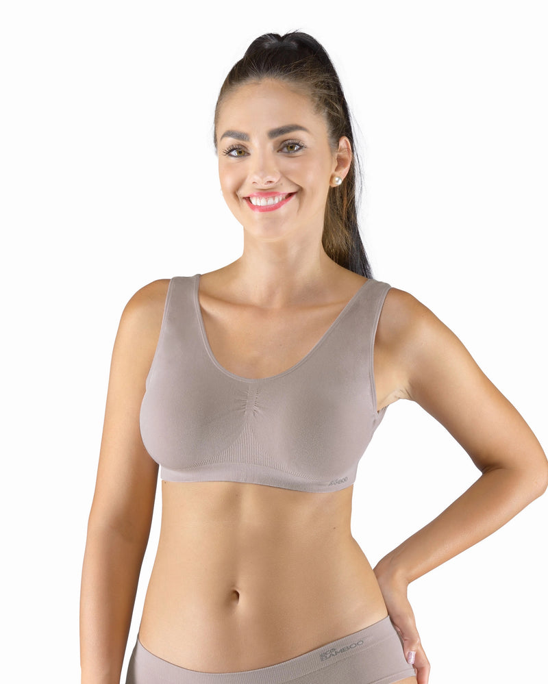 Soutien-gorge à larges bretelles en bambou