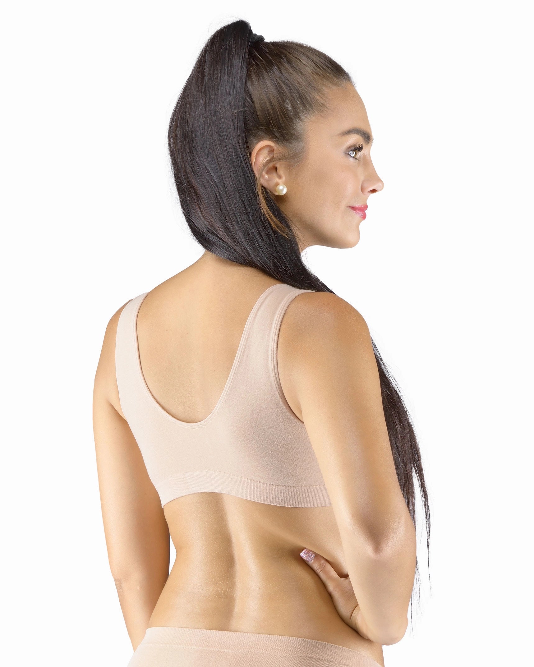 Reggiseno in bambù con spalline larghe