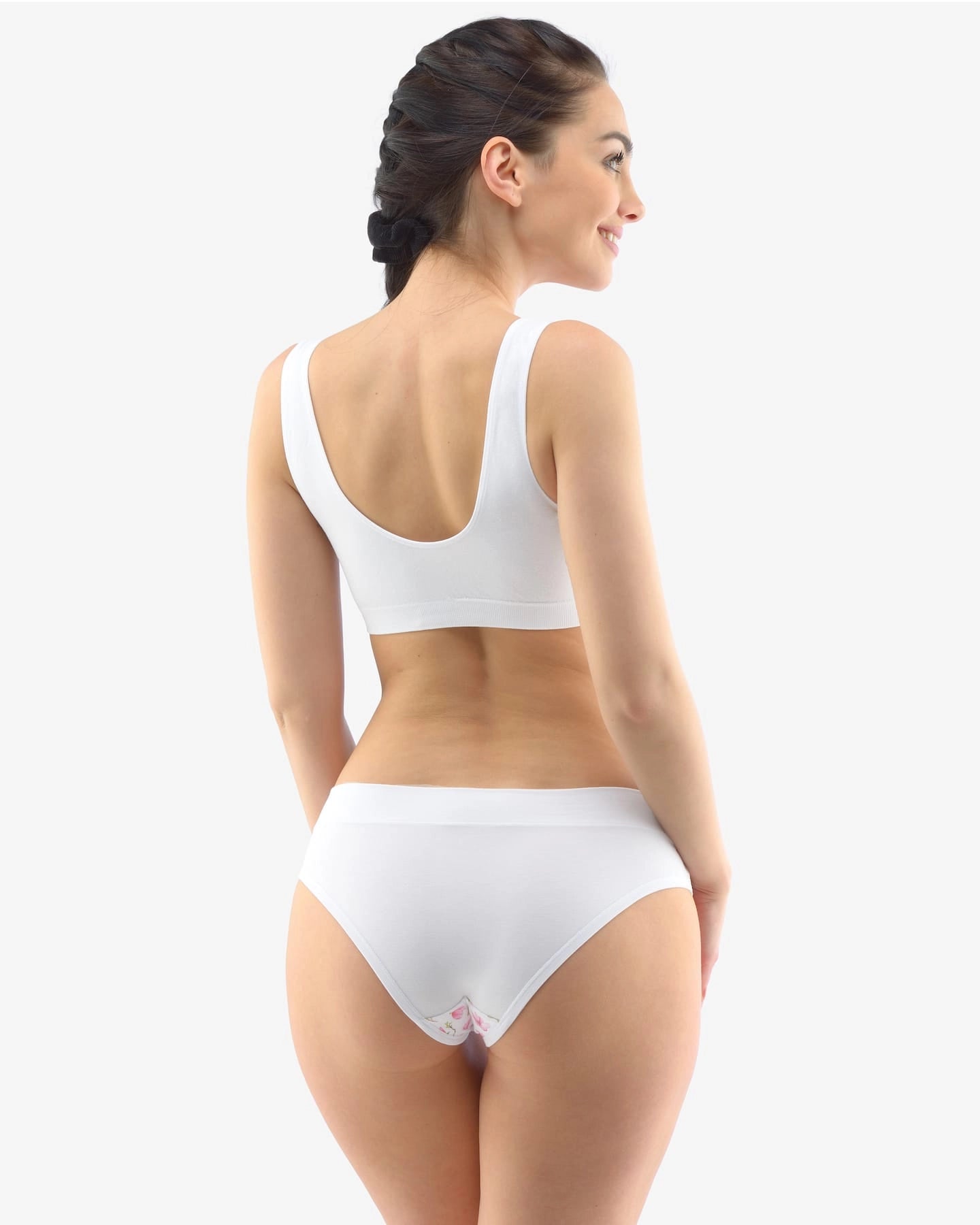 Reggiseno in bambù con spalline larghe