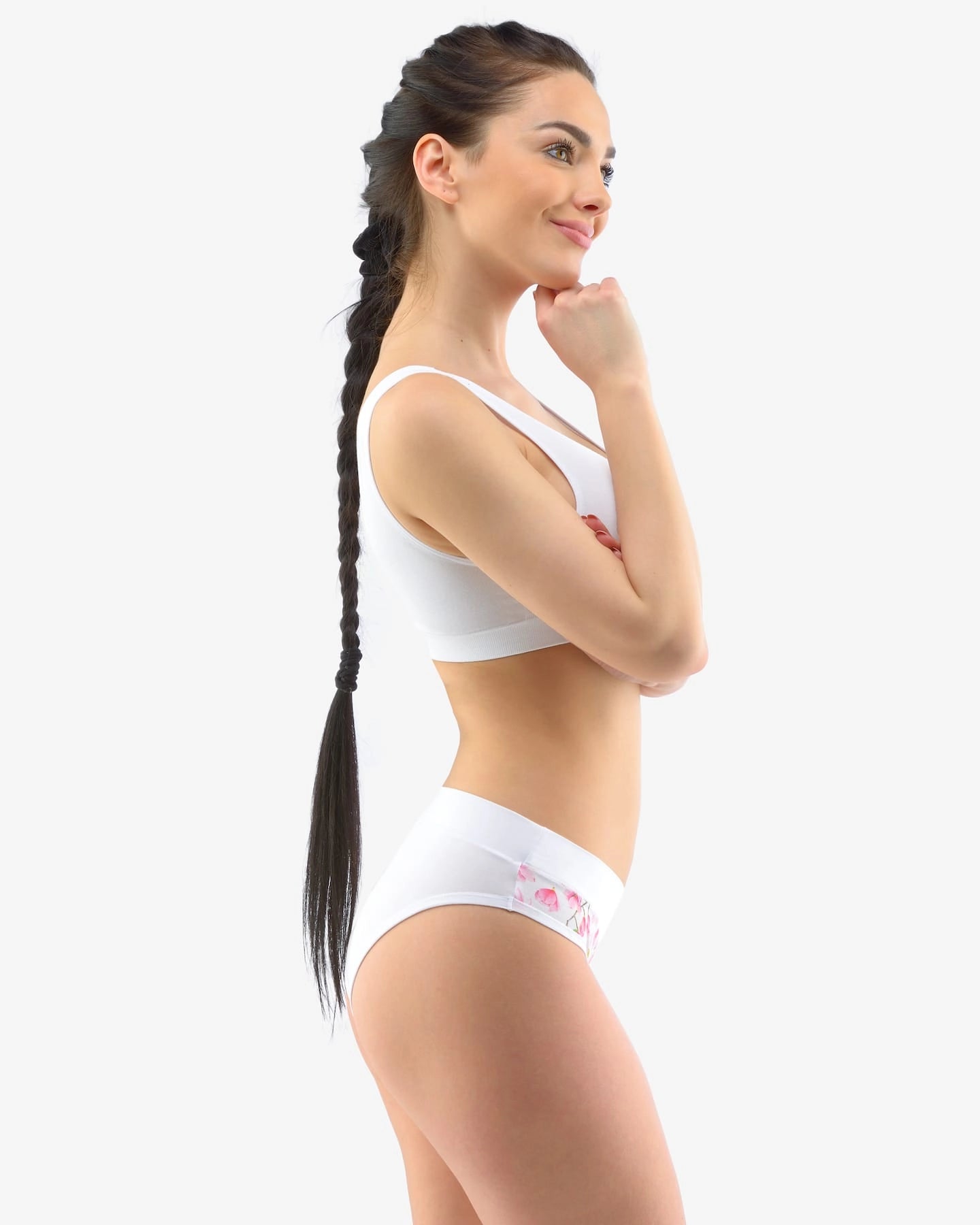 Reggiseno in bambù con spalline larghe