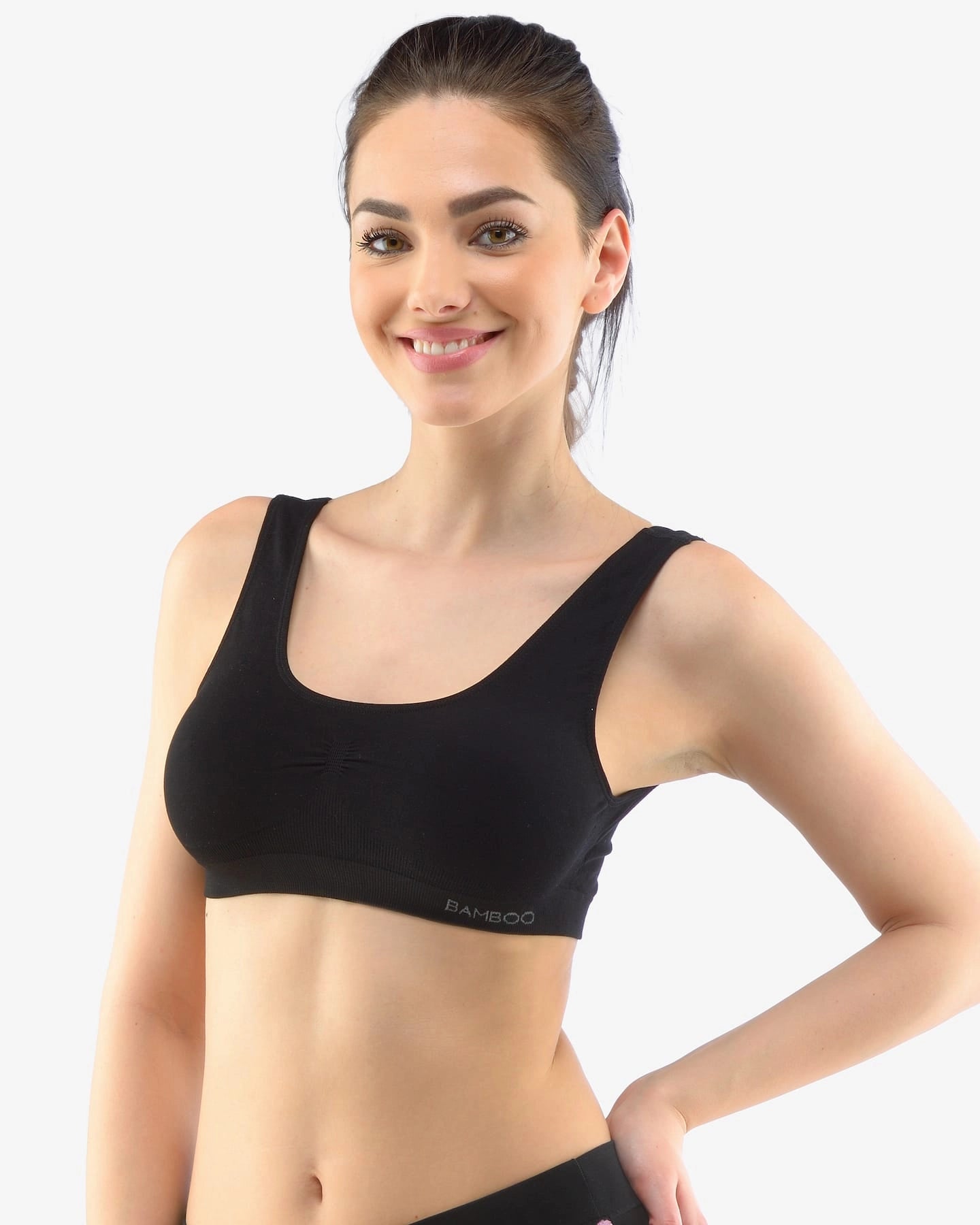 Reggiseno in bambù con spalline larghe