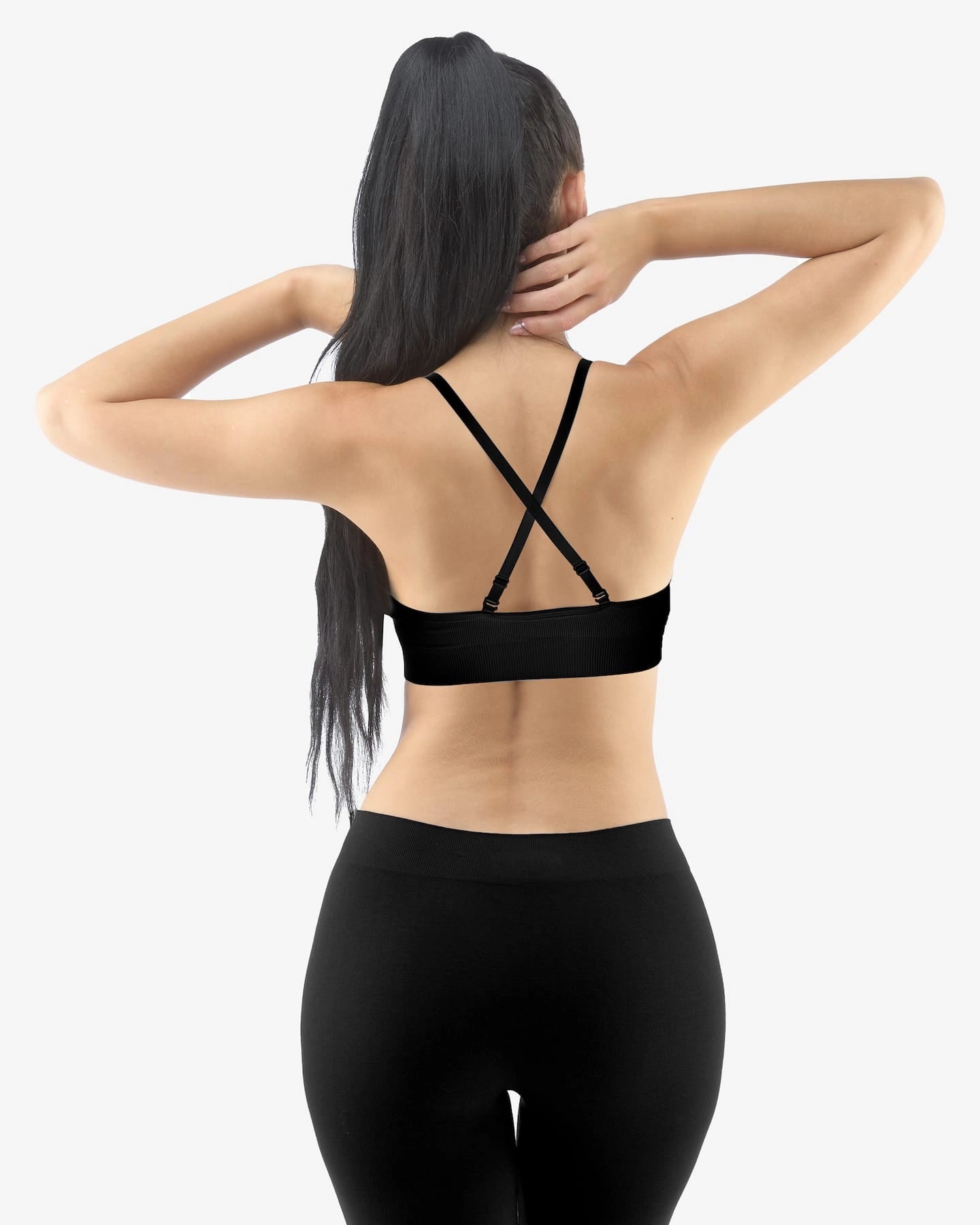 Soutien-gorge rembourré avec bretelles réglables en bambou