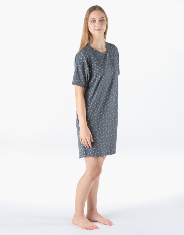 Bamboo and Cotton Short Nightdress