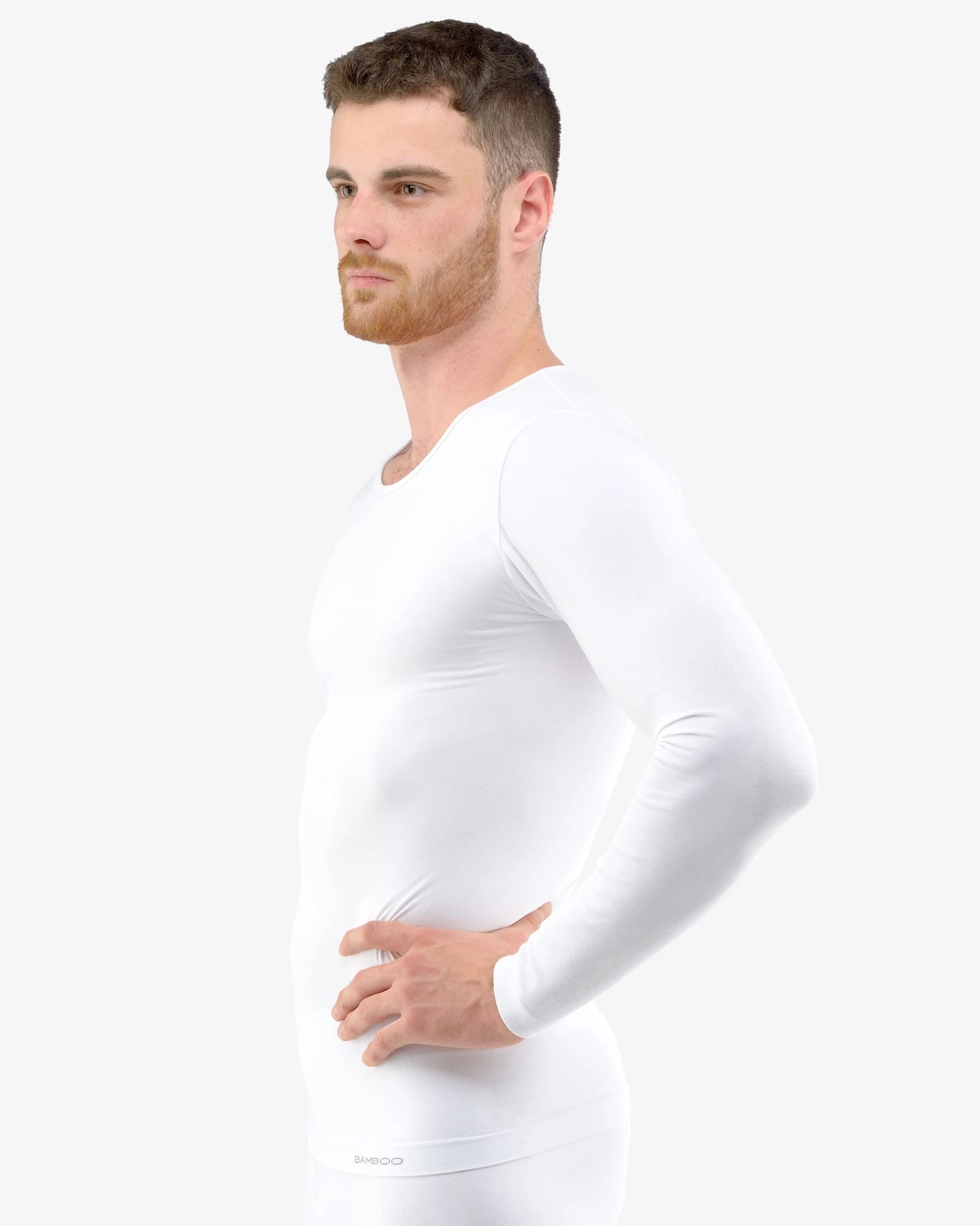 Camiseta de manga larga de bambú