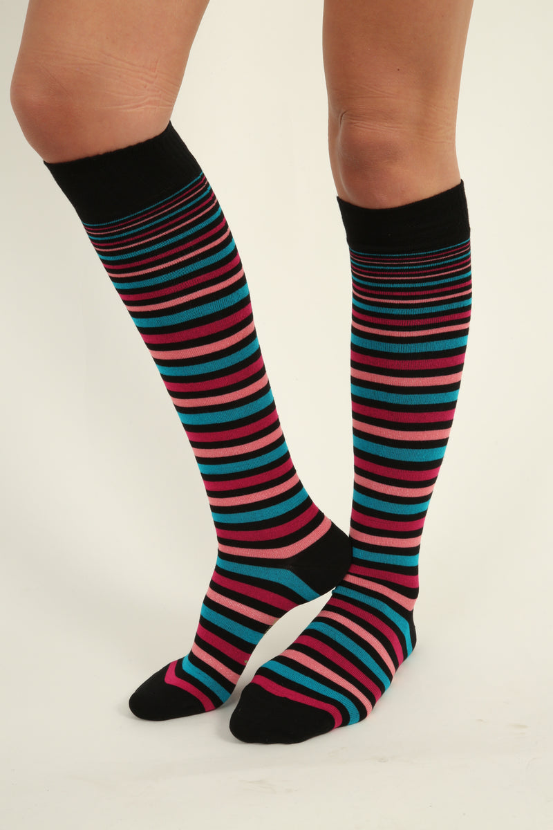 Nahtlose Kniehohe Bambus-Socken - 3 Paar