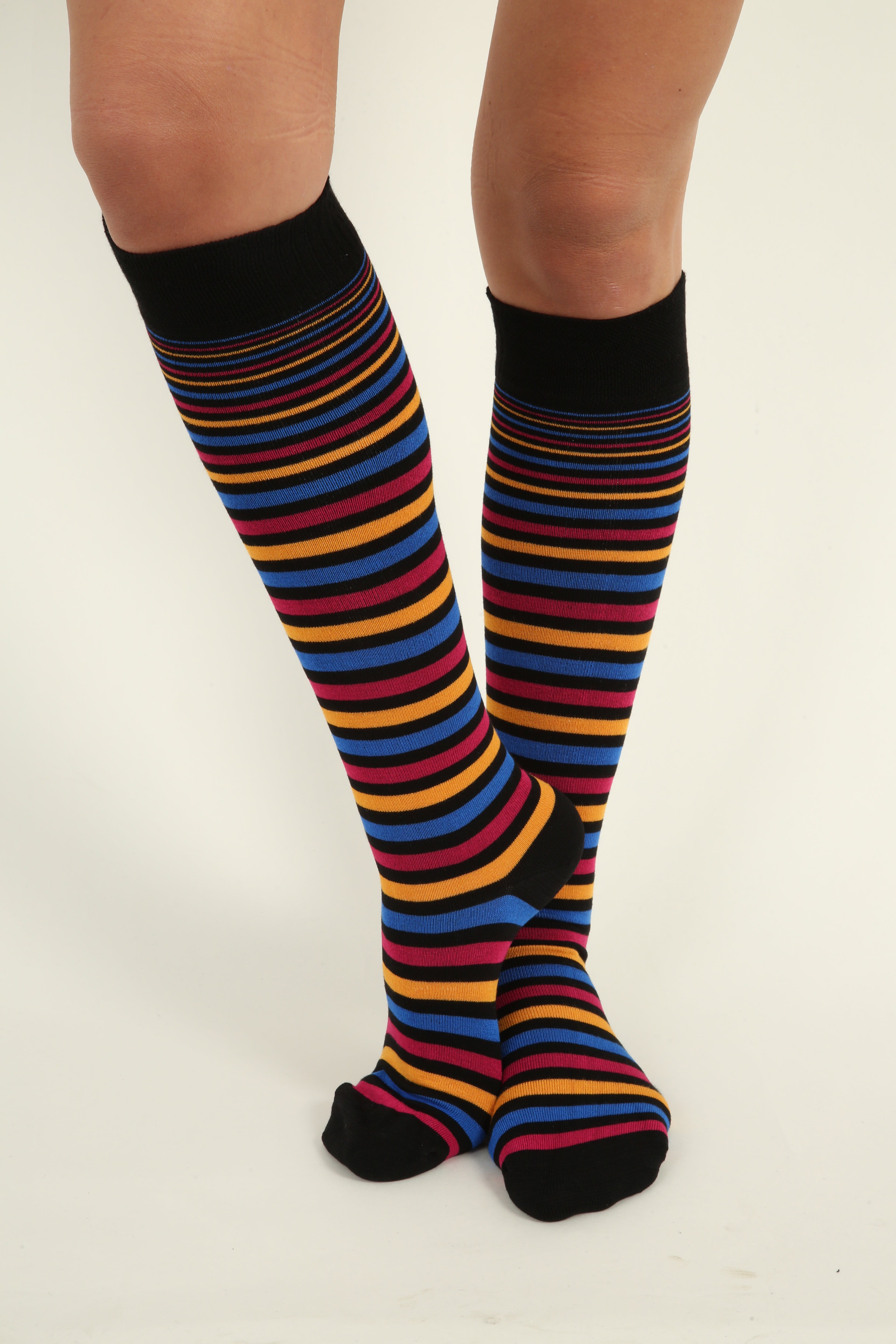 Chaussettes hautes en bambou - 3 paires