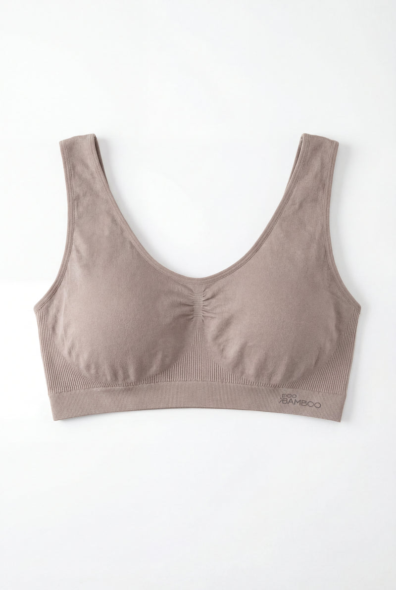 Soutien-gorge à larges bretelles en bambou