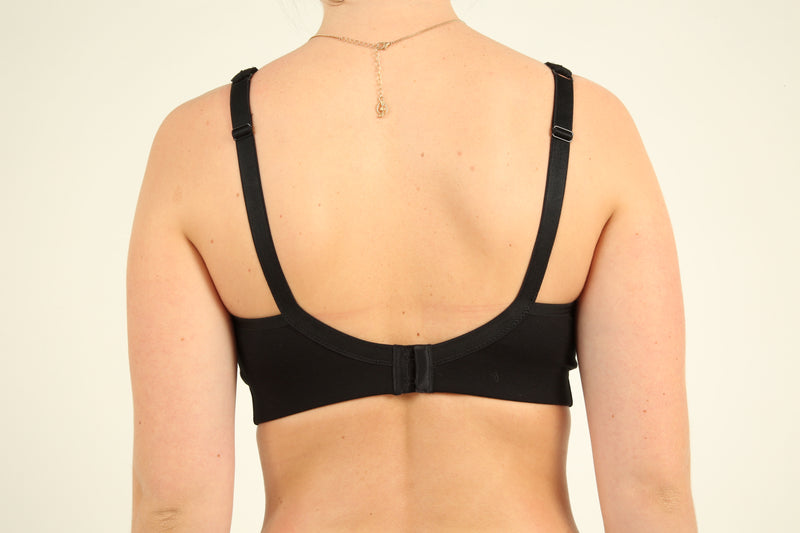 TENCEL™ Sujetador con tirantes ajustables - negro