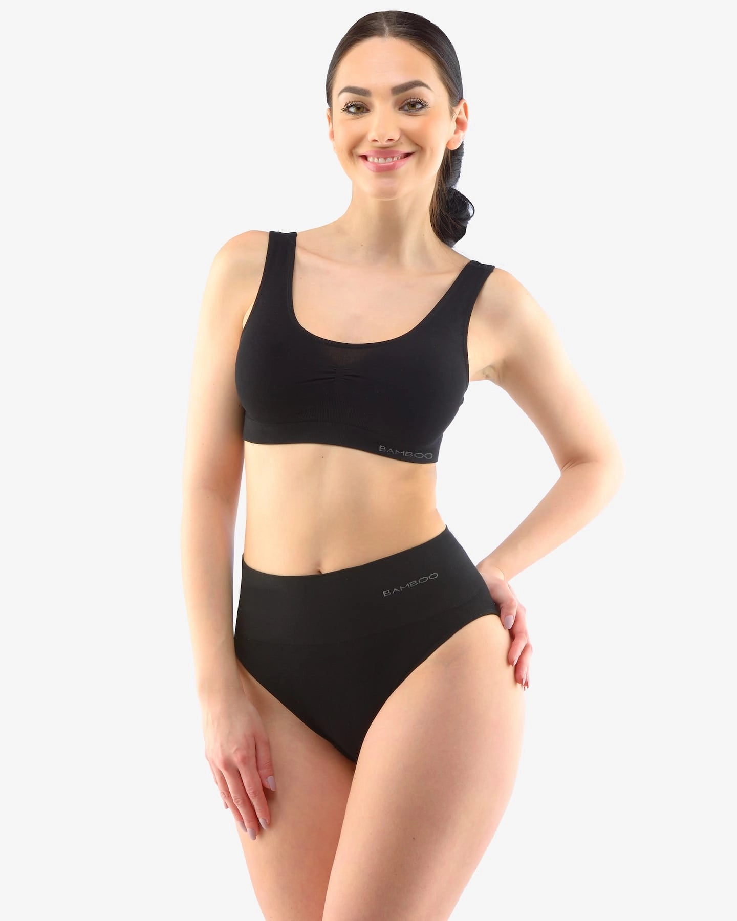 Breiter Taillenslip aus Bambus