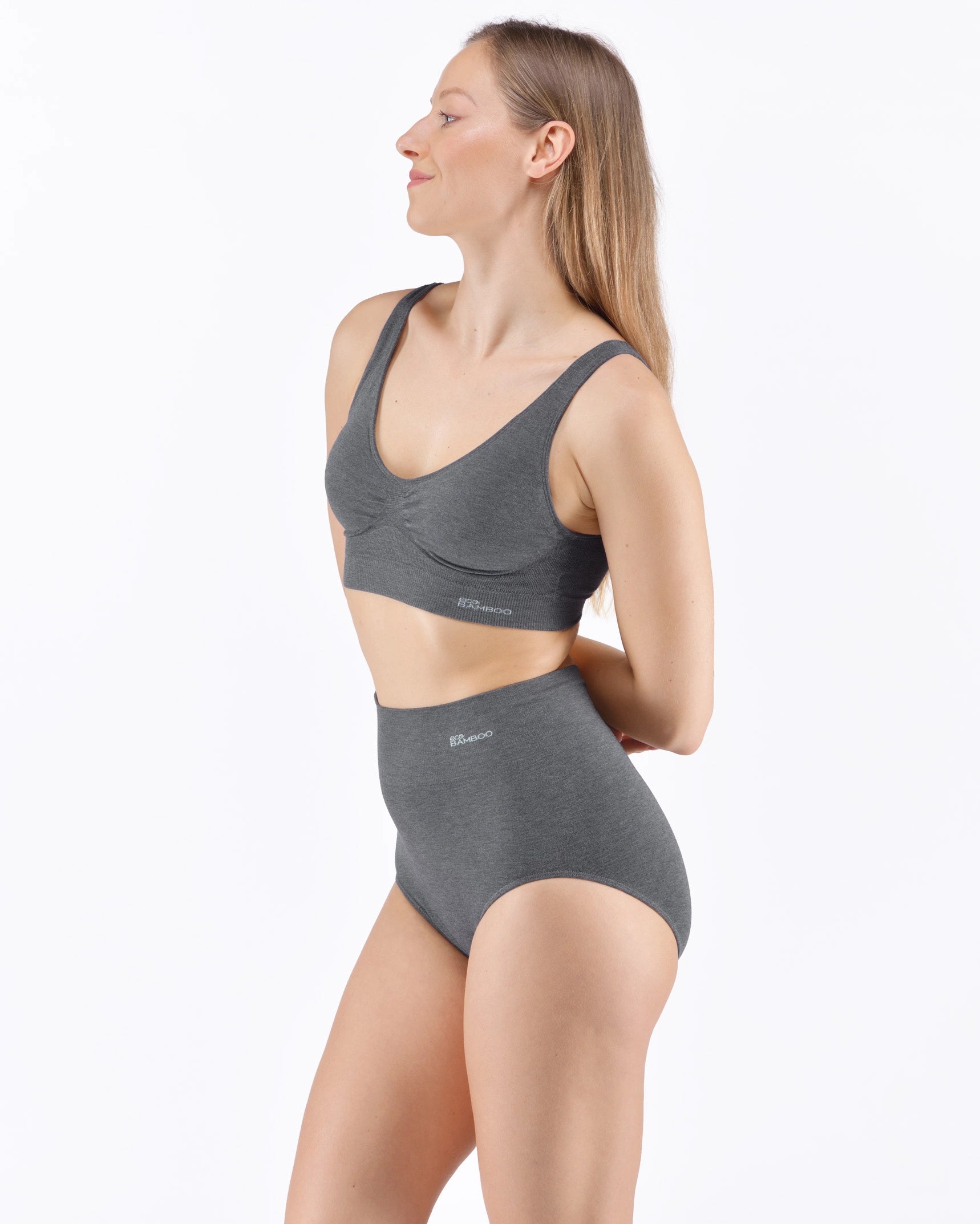 Culotte taille haute en bambou