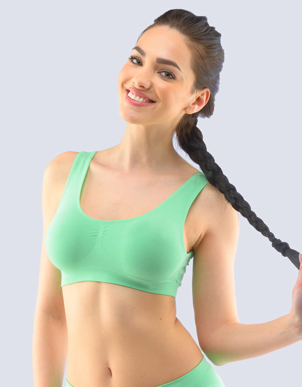 Sujetador de bambú con tirantes anchos