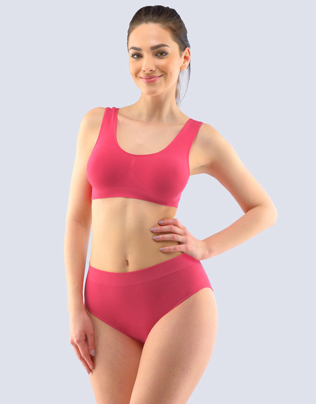 Sujetador de bambú con tirantes anchos