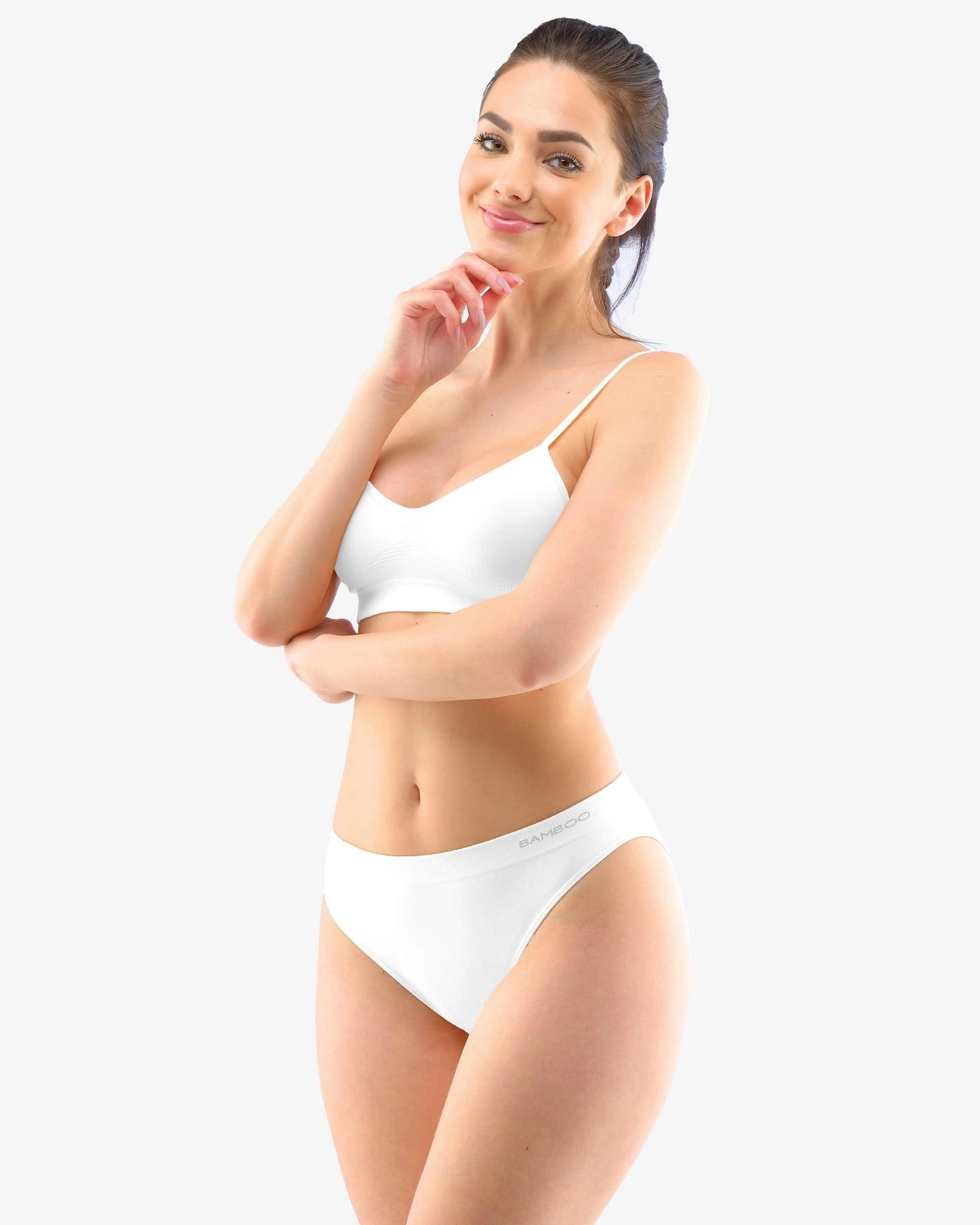 Reggiseno in bambù con spalline sottili