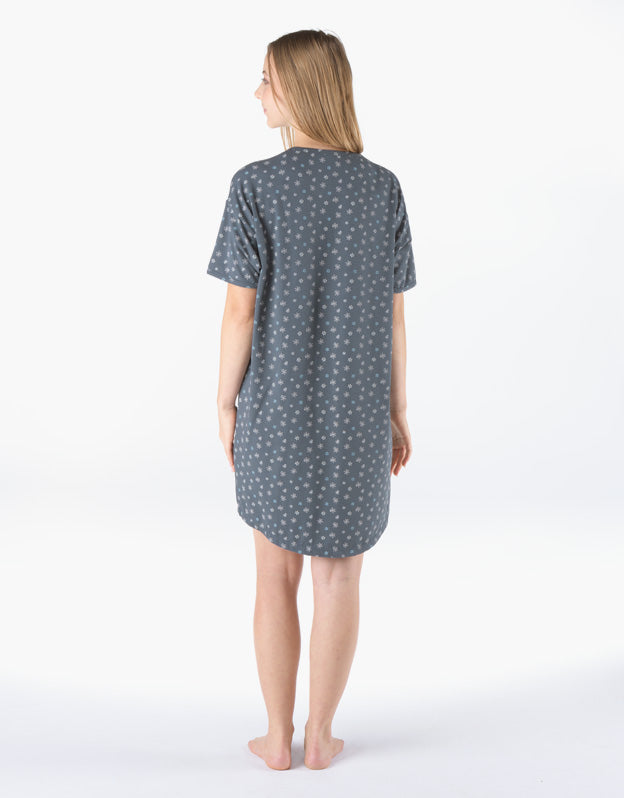 Bamboo and Cotton Short Nightdress