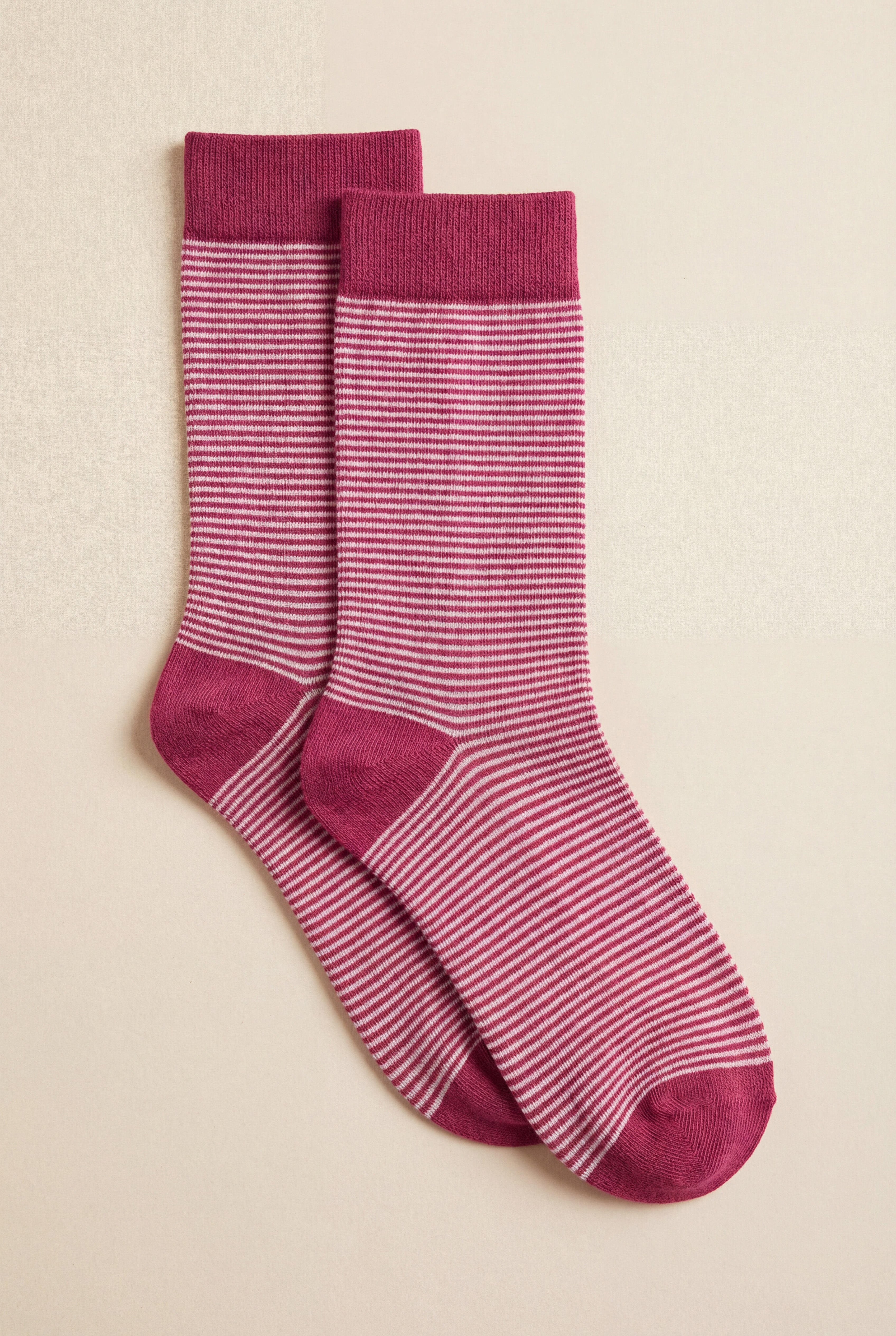 Chaussettes rayées en bambou