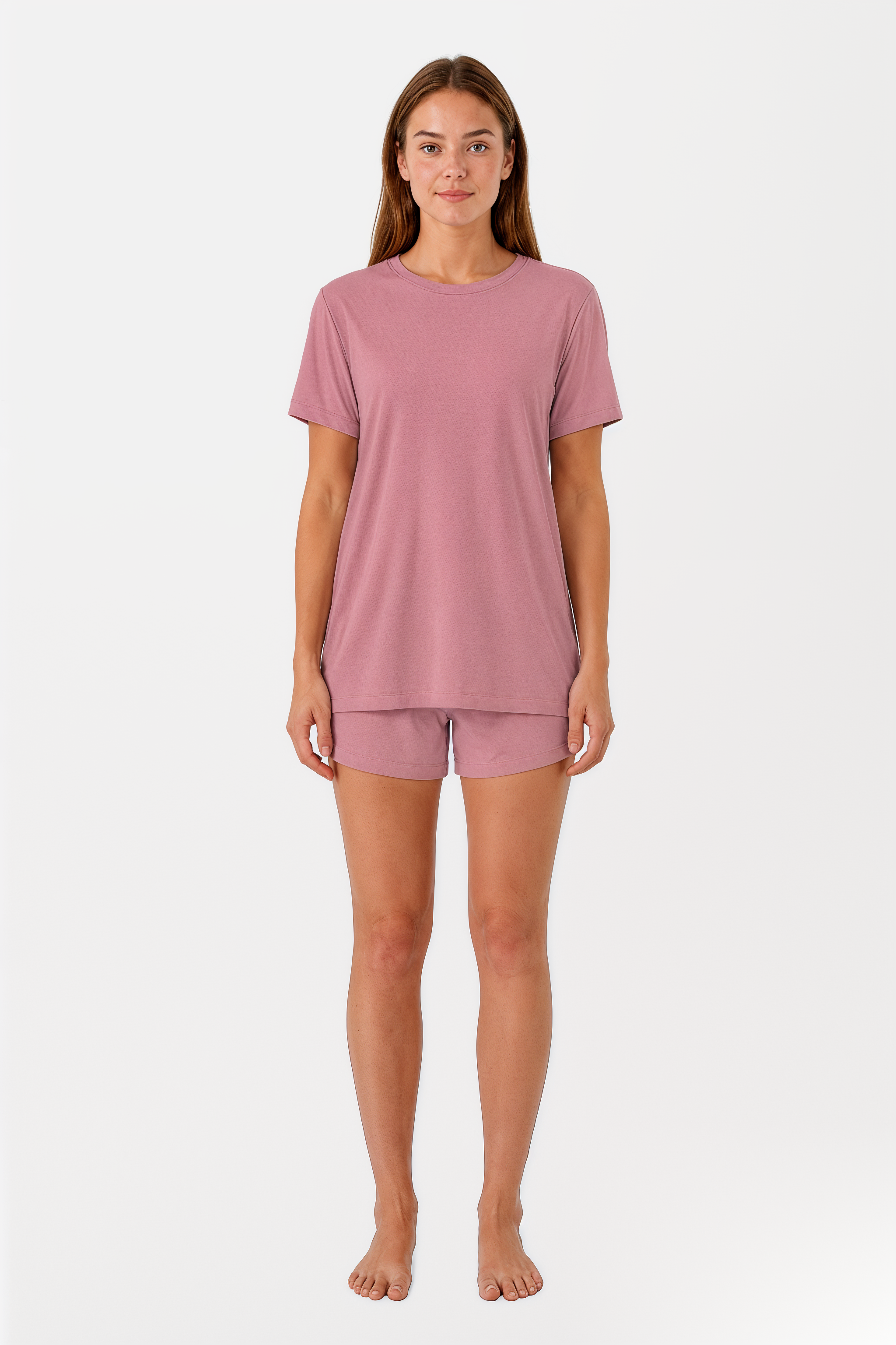 Short-Sleeve Bamboo Pyjama with with Shorts
