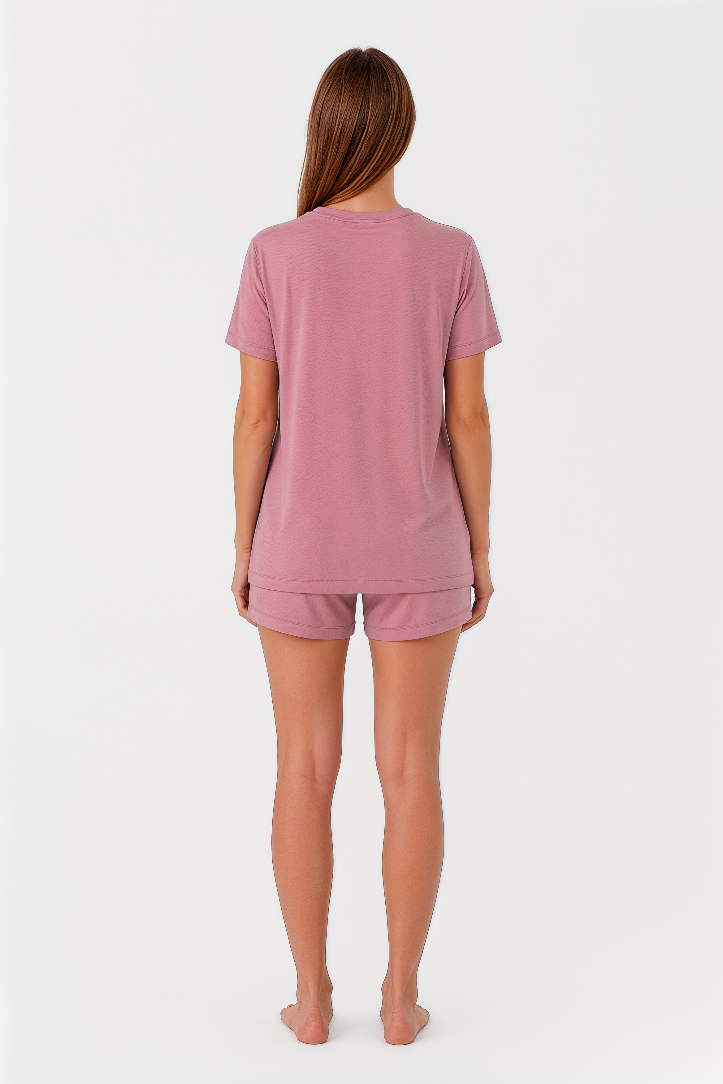 Short-Sleeve Bamboo Pyjama with with Shorts