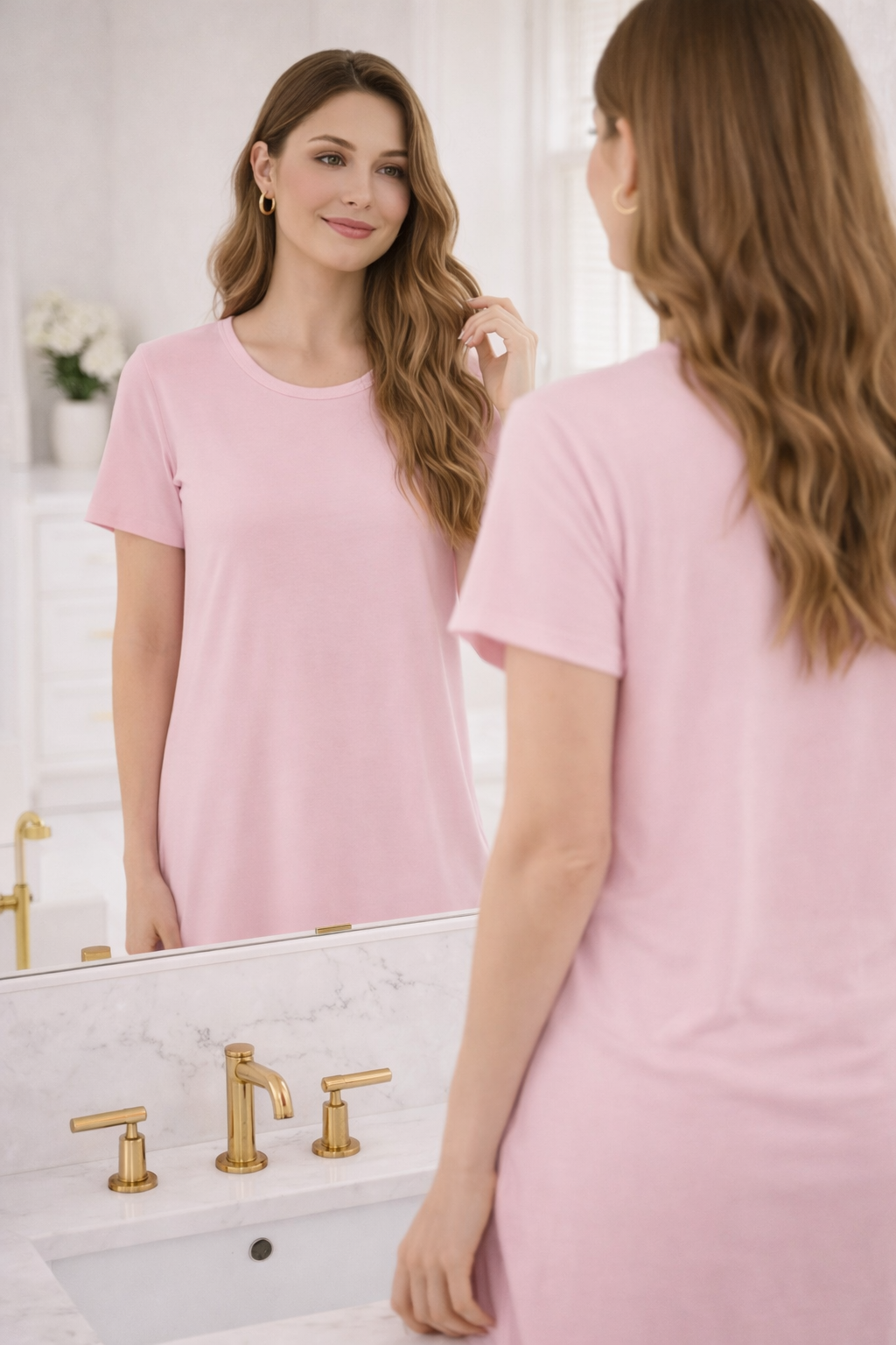 Chemise de nuit en bambou